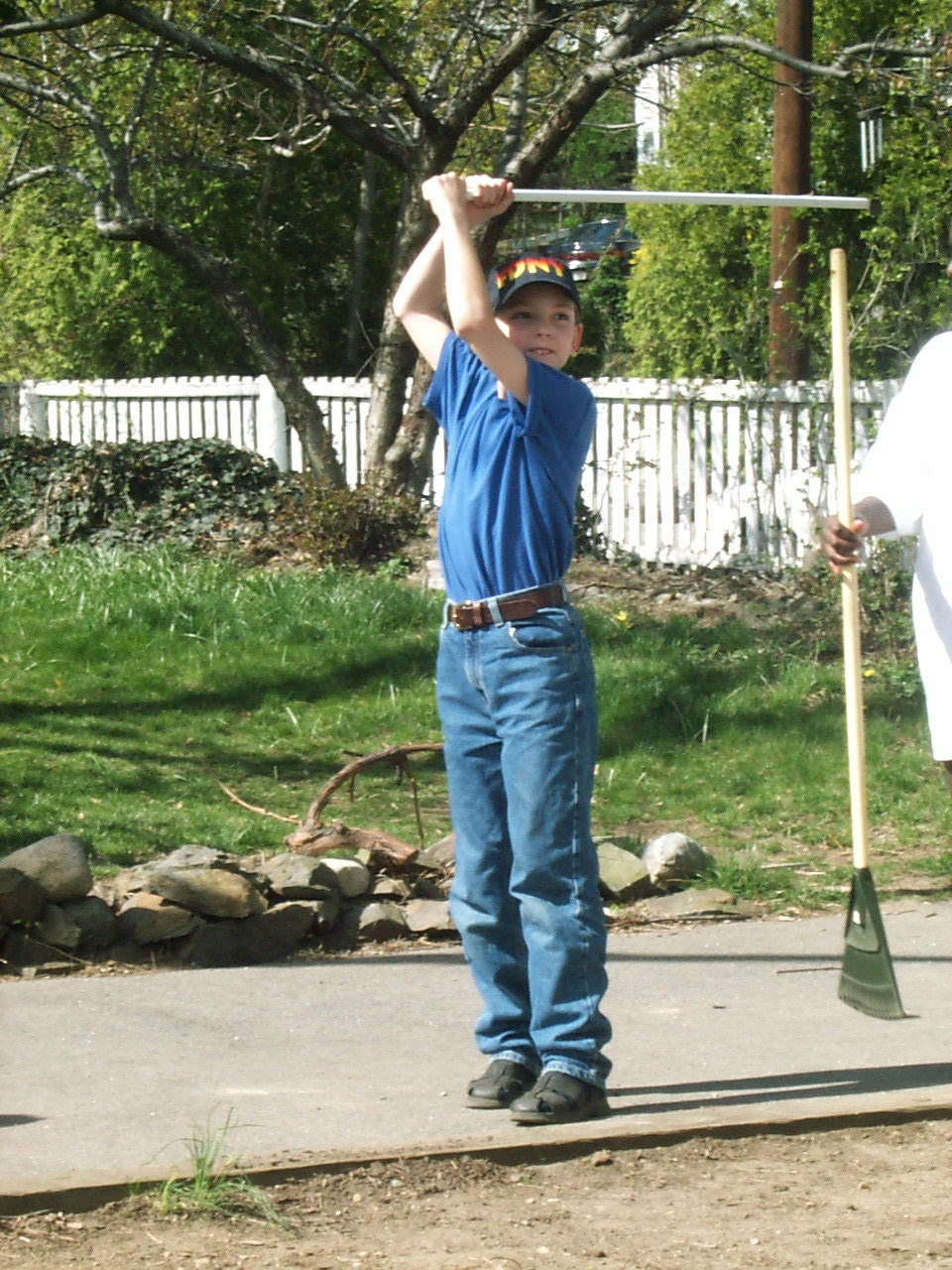 jake with a 'harpoon'
